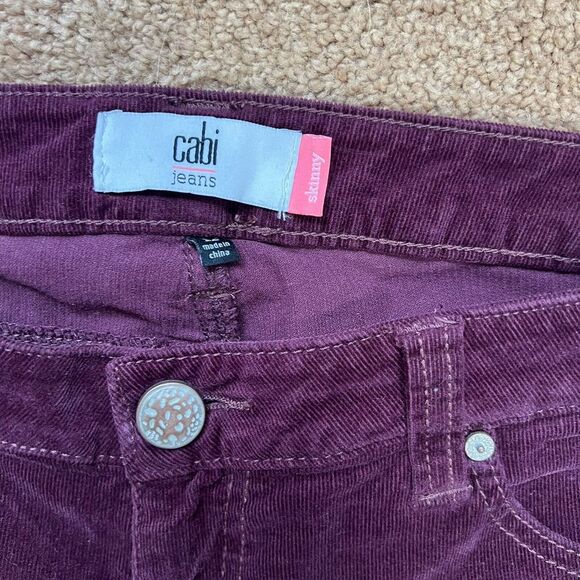 Cabi Skinny Corduroy, Size 12, Vineyard, #3197 ($130) - Picture 5 of 8